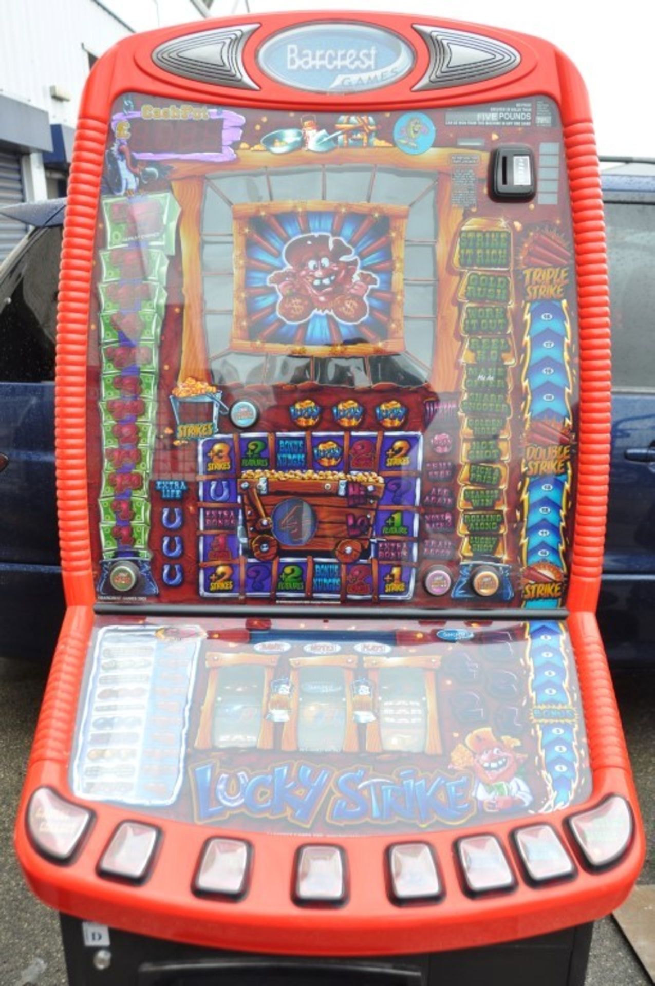 1 x "LUCKY STRIKE" Arcade Fruit Machine - Manufacturer: Barcrest (2005) - Pre-Owned In Good - Image 4 of 14