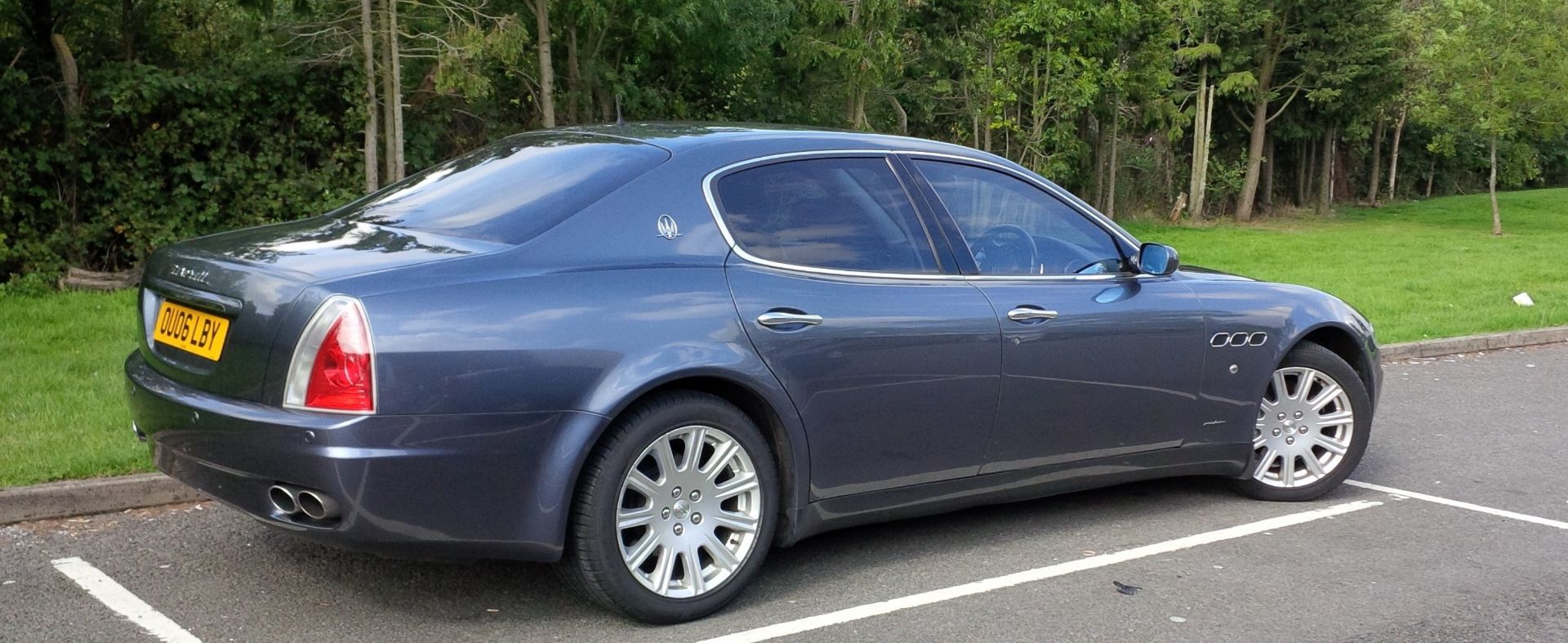 1 x Maserati Quattroporte V8 4 Door DuoSelect - 2006 '06 plate - Grigio Palladio Metallic Finish - - Image 2 of 9