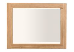 1 x Mark Webster Buckingham Wall Mirror  - White Wash Oak With a Timeless Design - Full of Character