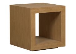 1 x Mark Webster Scandia Lamp Table - Finished in Oak Solids and Veneers - Crown Cut Laquered Finish