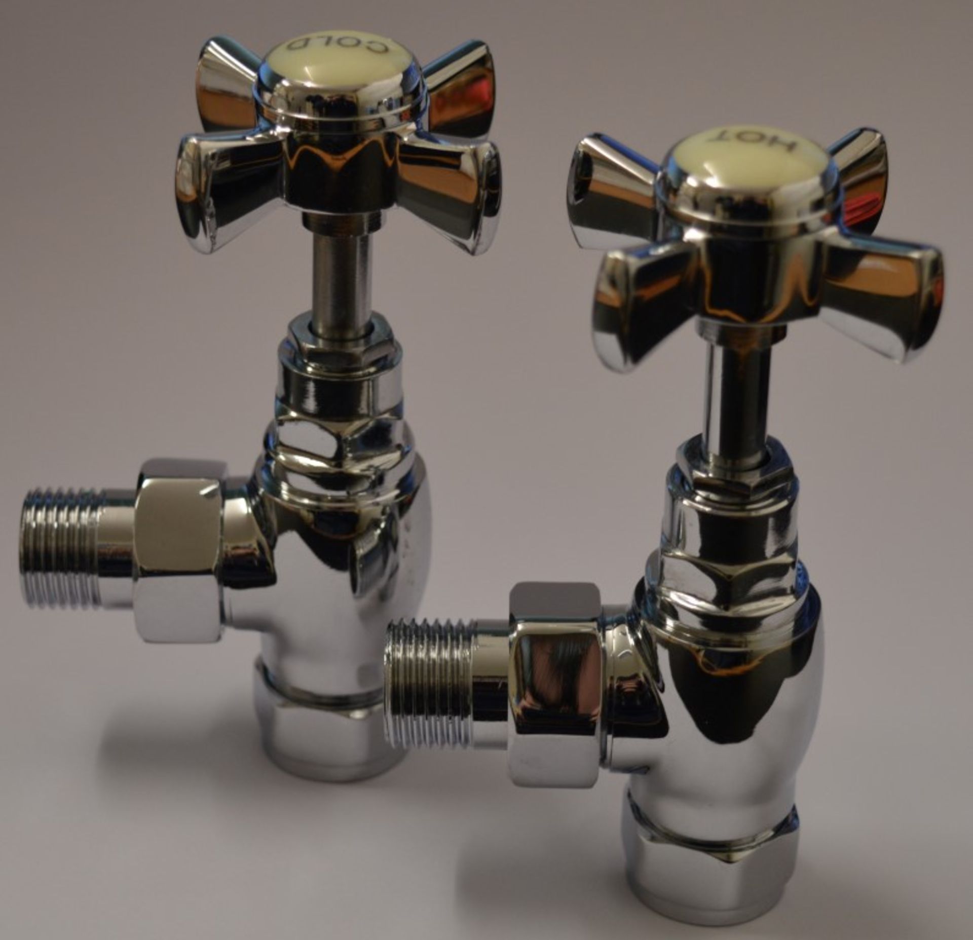 10 x Vogue Bathrooms Pairs of Classical Chrome Radiator Valves - Product Code: VKRADC1 - Brand New - Image 9 of 10