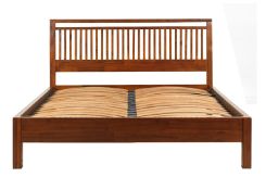 1 x Mark Webster Korutla 6ft King Size Bed Frame - Beautifully Crafted From Solid Acacia Wood -
