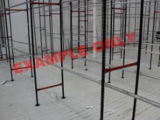 10 x Bays Of Interlocking Hanging Garment Railing / Dress Racking - 10ft Tall - Pre-used In Good