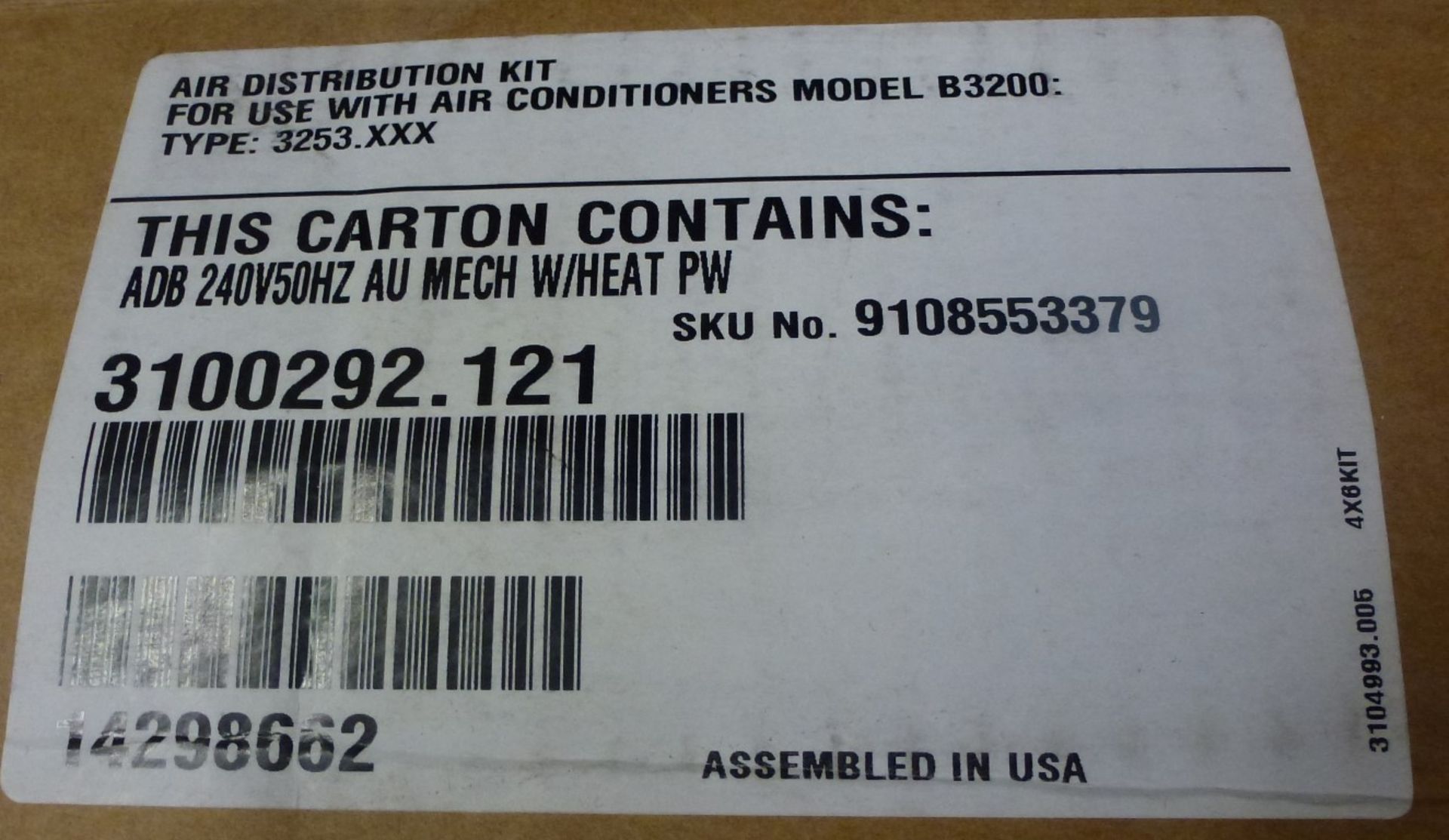 1 x Dometic Air Distribution Box - Item Code 3100292.121 - For Use With Rooftop Unit B3200 (Not - Image 3 of 6