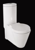 1 x Vogue Bathrooms DECO One Piece Toilet Pan and Cistern - Contemporary White Ceramic Bathroom