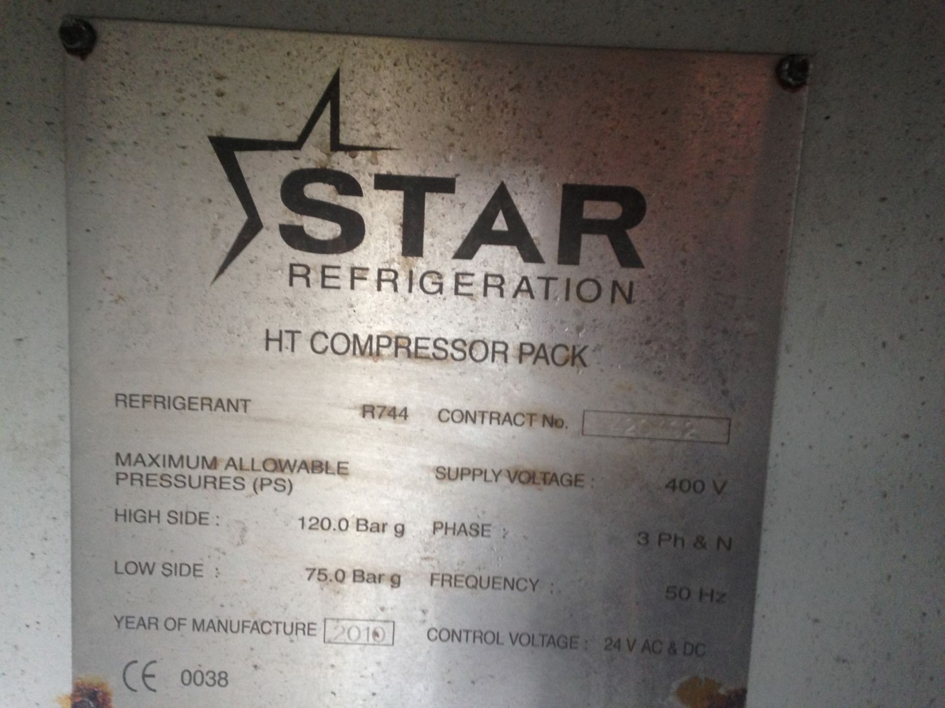 1 x Star 3 Door Refridgeration Unit With Control Panel, Dorin Semi-Hermetic Compressors and - Image 4 of 8