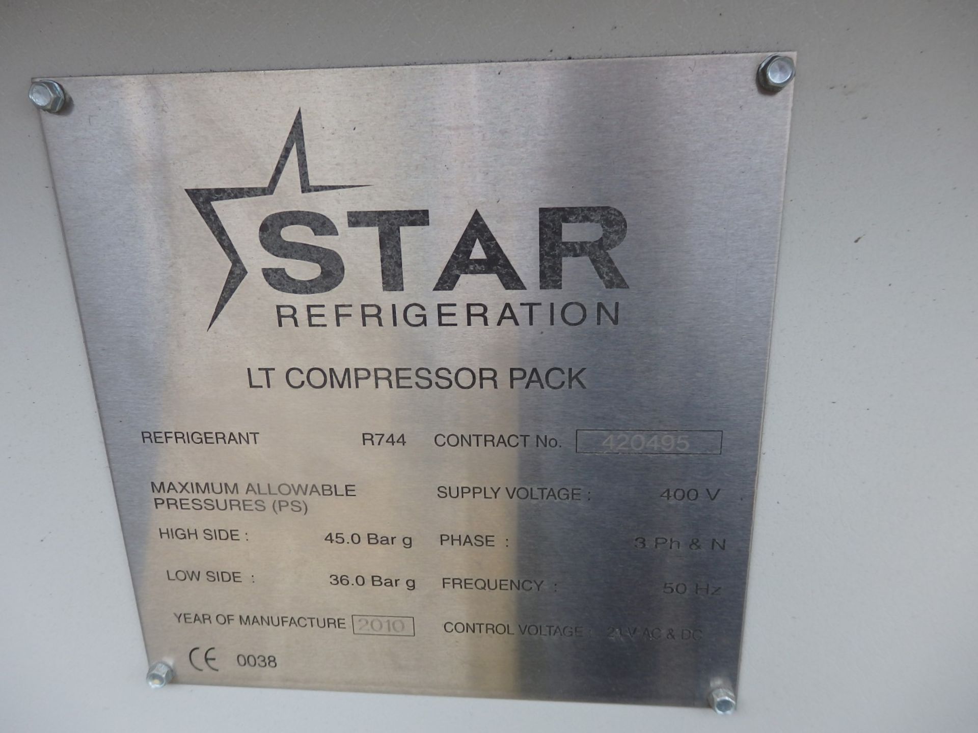 1 x Star 3 Door Refridgeration Unit With Control Panel, Dorin SCC300B Semi-Hermetic Compressors - Image 10 of 10