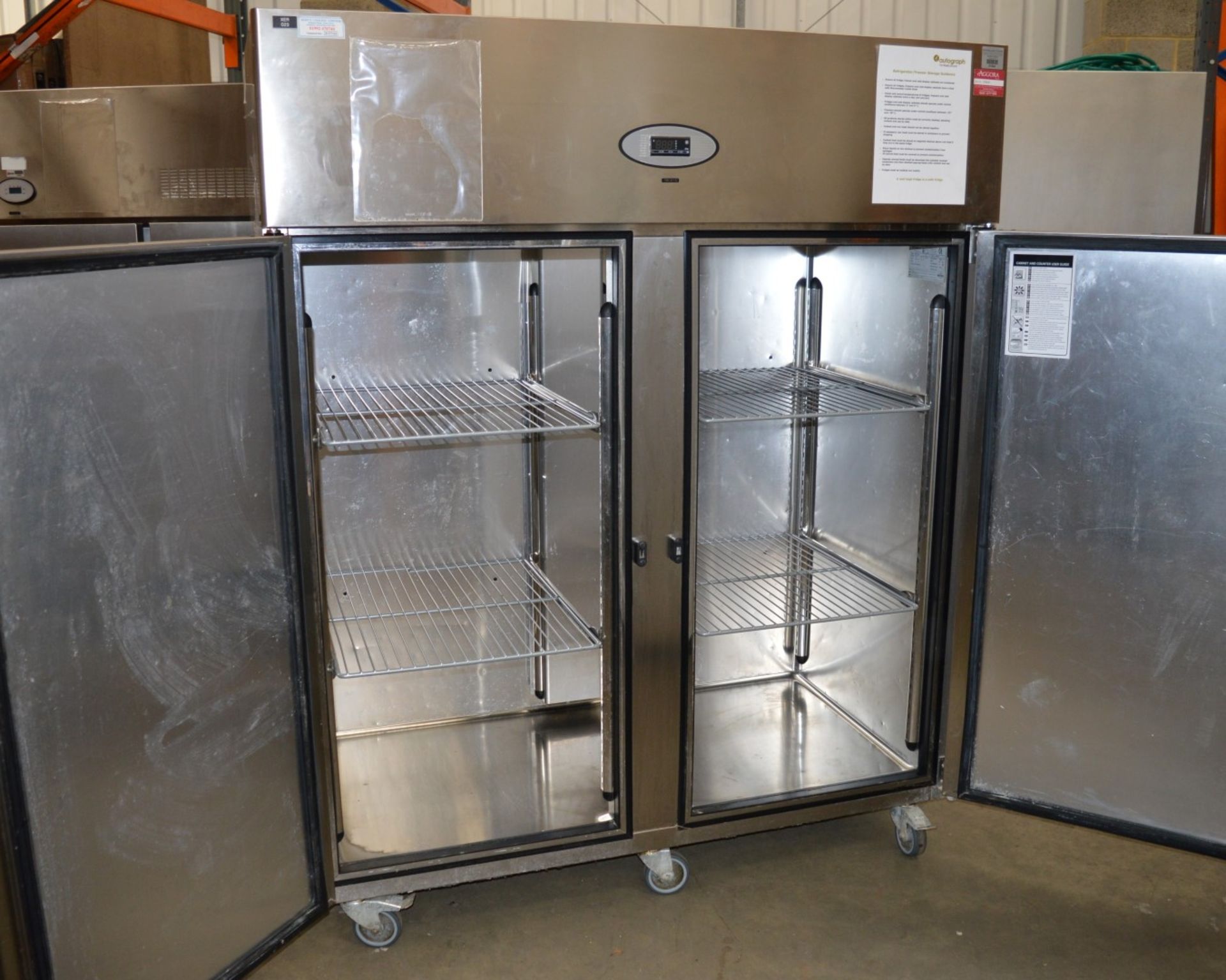 1 x Foster ProG1100L-A Gastro Pro 1100 Litre Stainless Steal Commercial Freezer - Aluminium Interior - Image 4 of 8