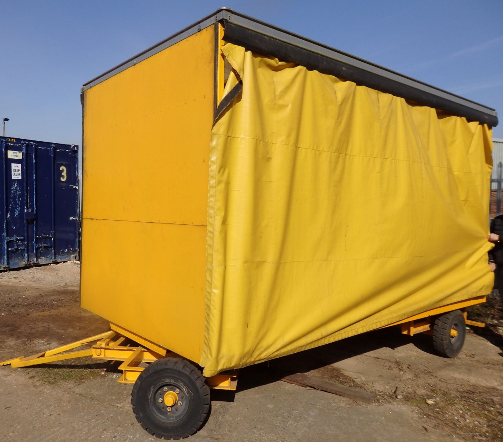 1 x Enclosed Curtain Sided Box Trailer With Turntable Steering - Alexander Trailers Model IP40ST - - Image 15 of 28