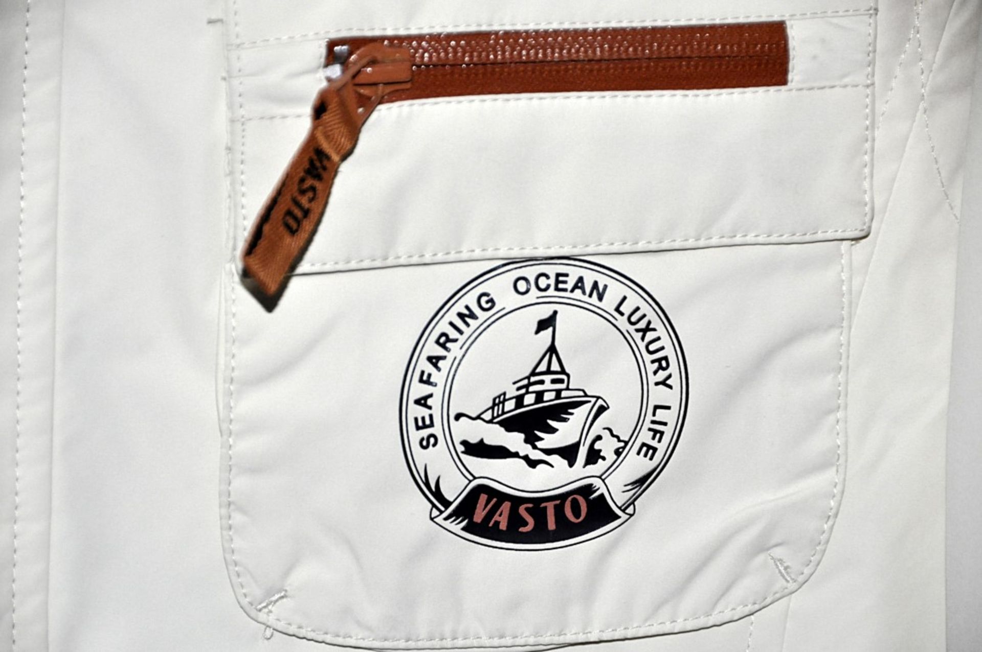 1 x Men's Hooded Seafaring Jacket By International Luxury Brand "Vasto" (SAZ7231/411) – Size: - Image 3 of 9