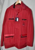 1 x Men's Hooded Seafaring Jacket By International Luxury Brand "Vasto" (SAZ7231/431) – Size: Medium