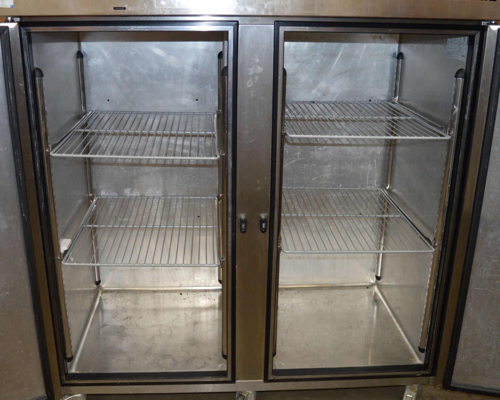 1 x Foster ProG1100H Gastro Pro 1100 Litre Stainless Steal Commercial Refridgerator - Aluminium - Image 4 of 7