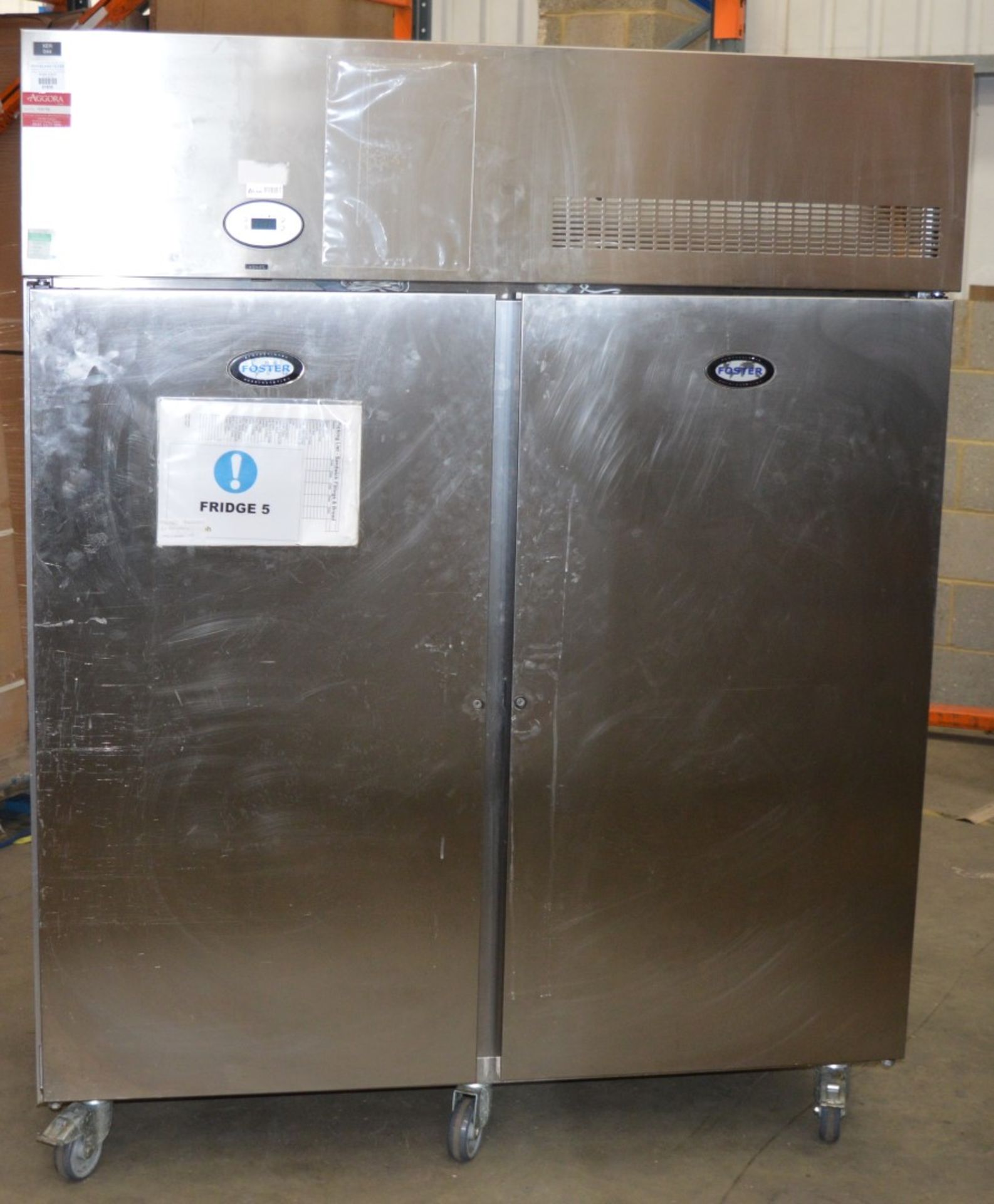 1 x Foster ProG1100H Gastro Pro 1100 Litre Stainless Steal Commercial Refridgerator - Aluminium - Image 2 of 7