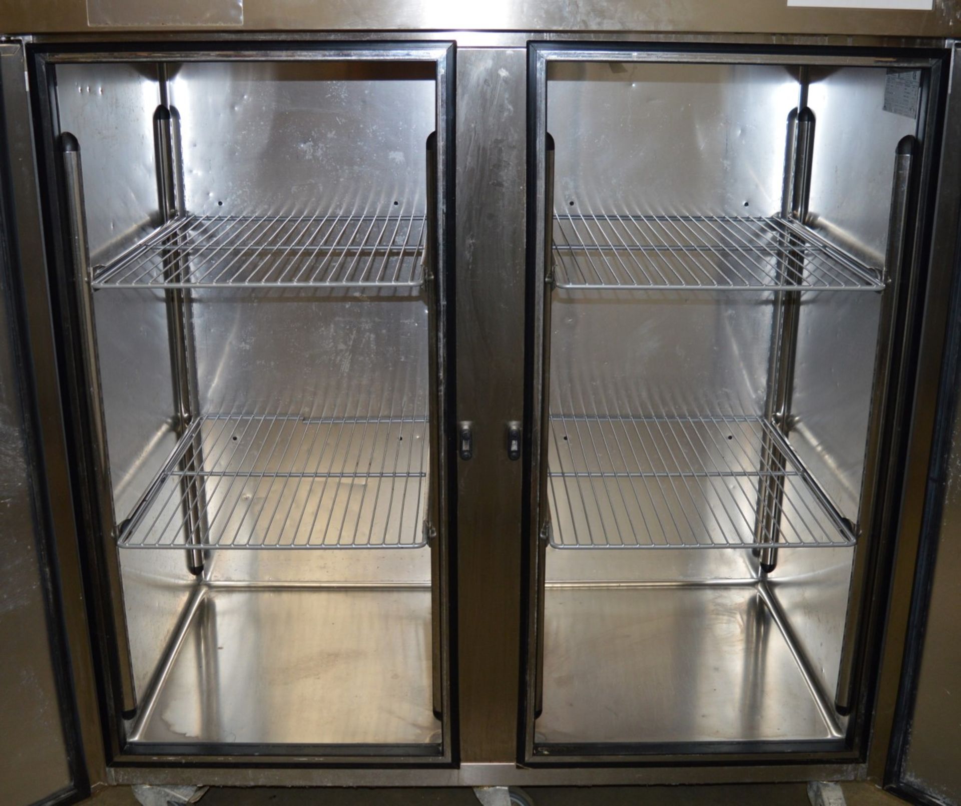 1 x Foster ProG1100L-A Gastro Pro 1100 Litre Stainless Steal Commercial Freezer - Aluminium Interior - Image 5 of 8