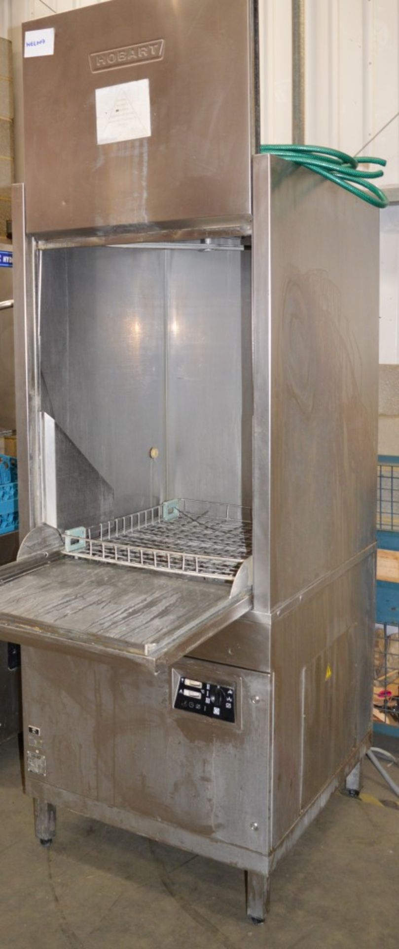 1 x Hobart UX30B Passthrough Dish Washer - Stainless Steel Commercial Catering Equipment - CL057 - - Image 4 of 6