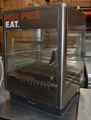 1 x Lincat Upright Heated Display Cabinet Suitable For Hot Pies or Pastries - Model UM50D - 240v -