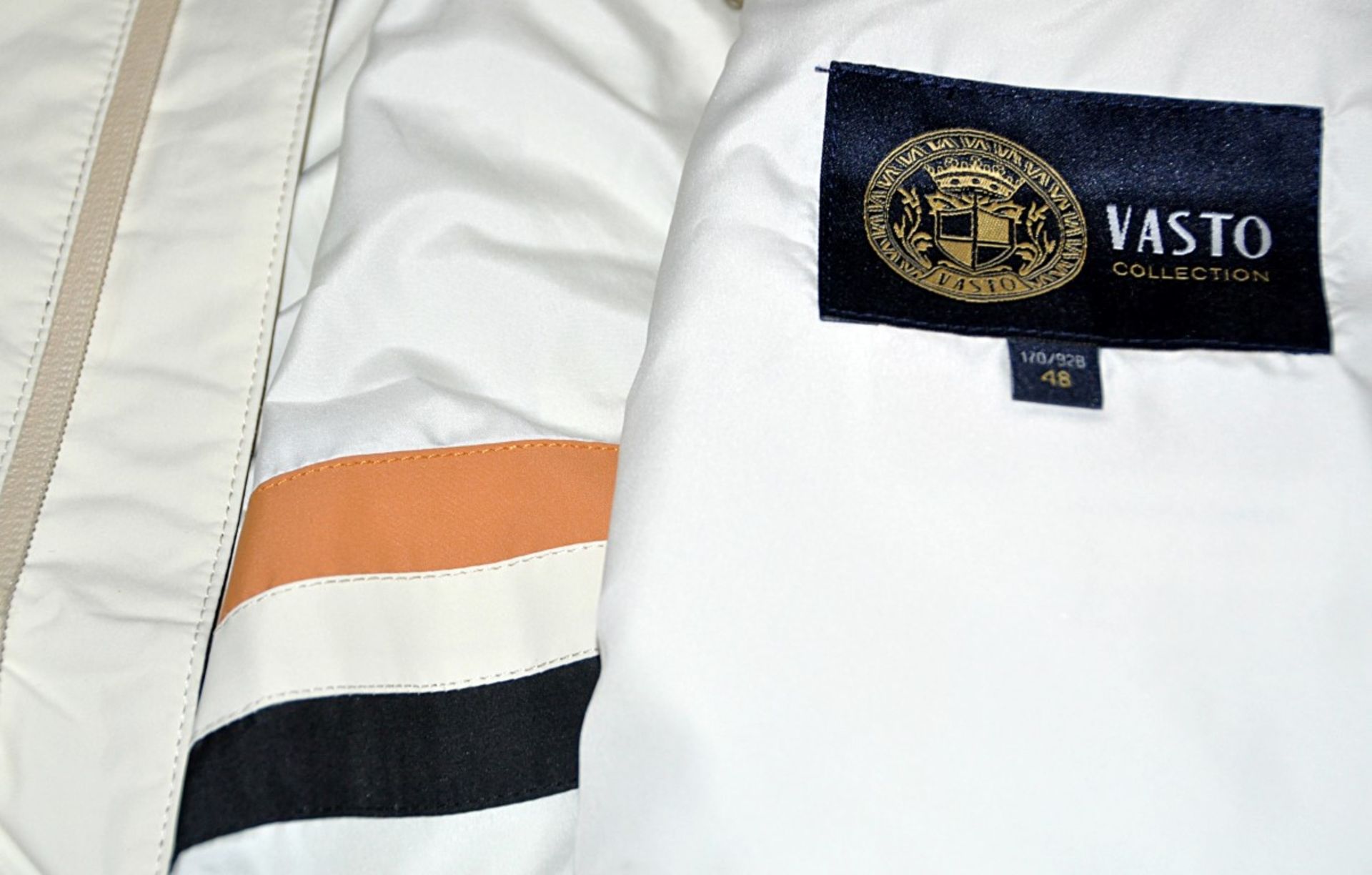 1 x Men's Hooded Seafaring Jacket By International Luxury Brand "Vasto" (SAZ7231/411) – Size: - Image 8 of 9