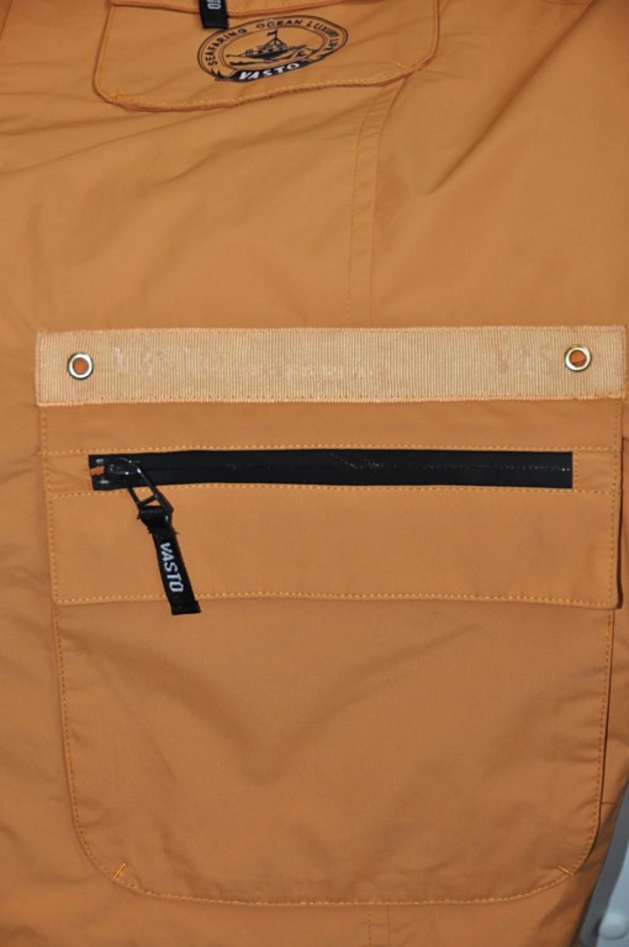 1 x Men's Hooded Seafaring Jacket By International Luxury Brand "Vasto" (SAZ7231/421) – Size: - Image 5 of 8
