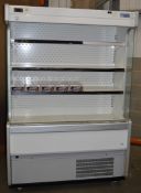 1 x Commercial Williams R125 Display Fridge With Chocolate Dispensers - Ideal For Sandwhich Shop