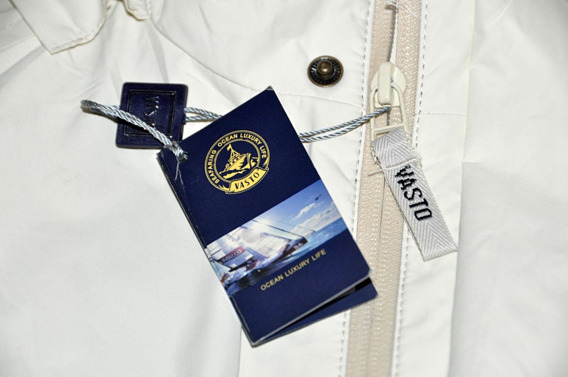 1 x Men's Hooded Seafaring Jacket By International Luxury Brand "Vasto" (SAZ7231/411) – Size: - Image 7 of 9