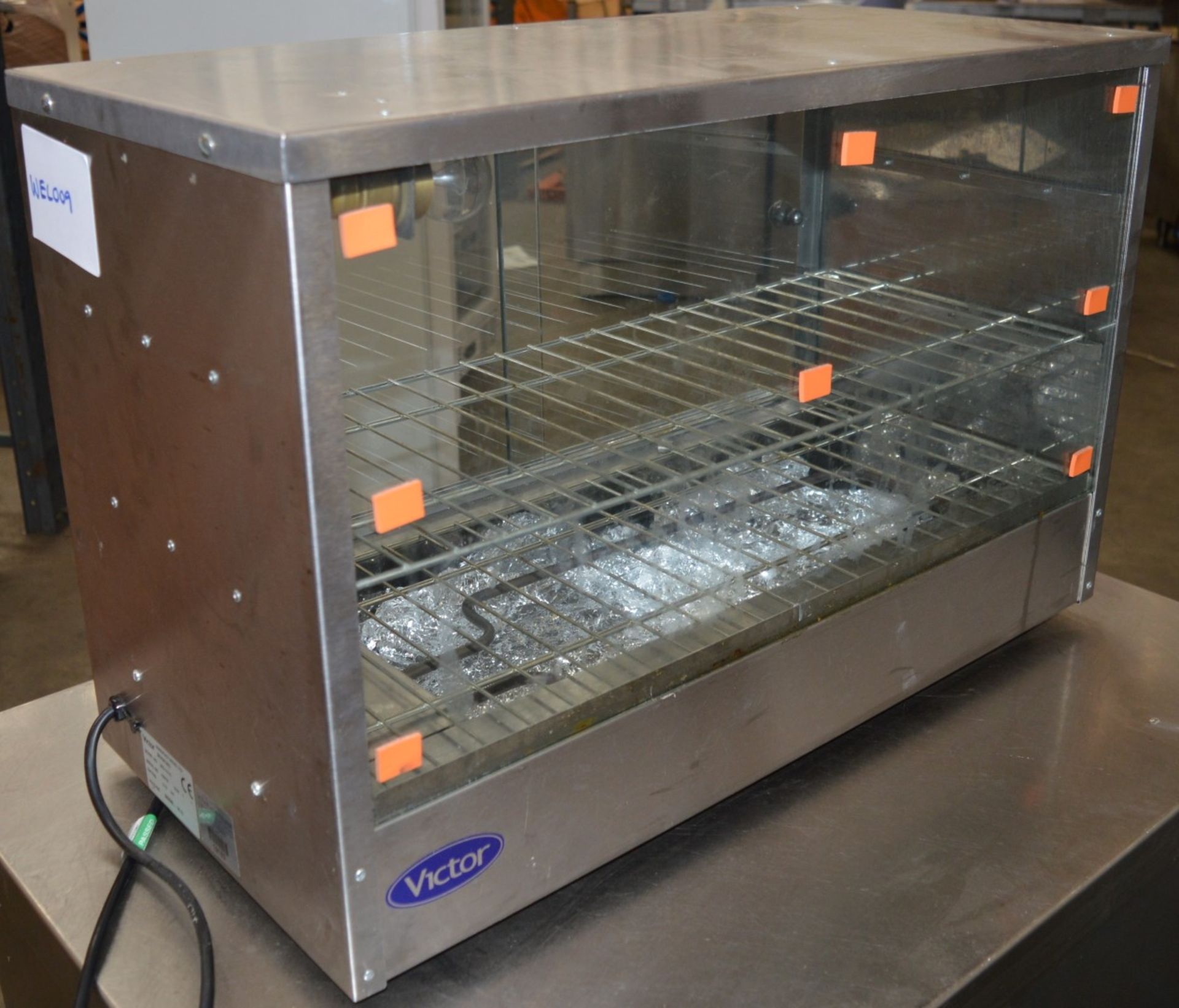 1 x Victor Counter Top Pie Heater - Stainless Steel With Internal Wire Shelves - Ideal For Cafes - Image 5 of 5