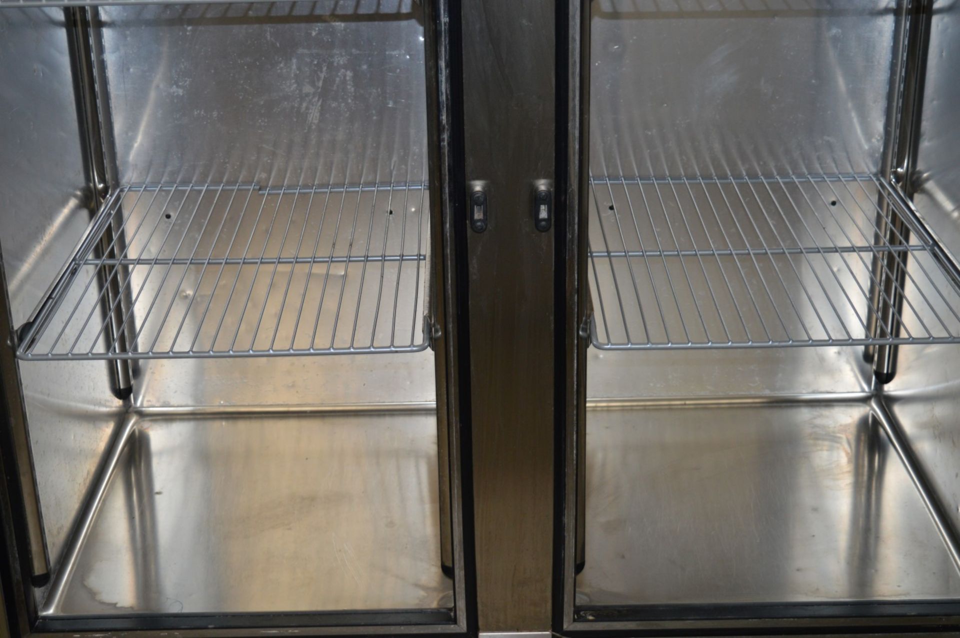 1 x Foster ProG1100L-A Gastro Pro 1100 Litre Stainless Steal Commercial Freezer - Aluminium Interior - Image 6 of 8