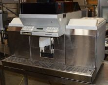 1 x Black & White Automatic Bean to Cup Coffee, Espresso, Latte and Milk Machine - Model CT5 - CL057