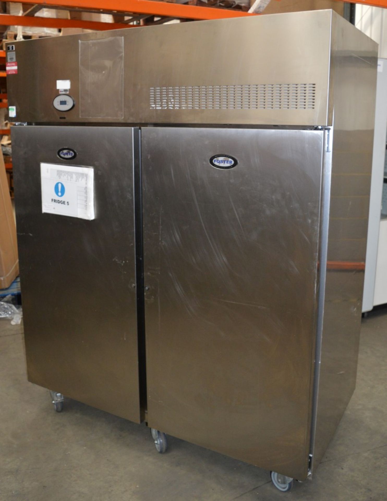 1 x Foster ProG1100H Gastro Pro 1100 Litre Stainless Steal Commercial Refridgerator - Aluminium