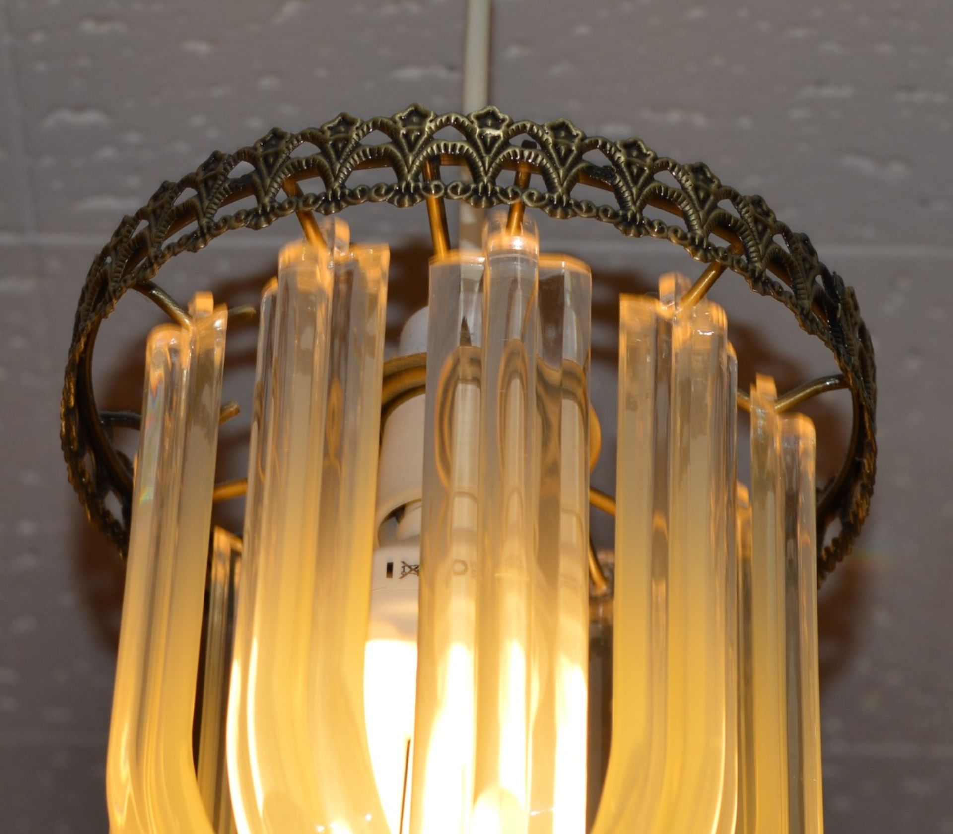 5 x Decorative Ceiling Light Pendants - CL078 - Great Condition - Location: Poulton Le Fylde, - Image 3 of 5