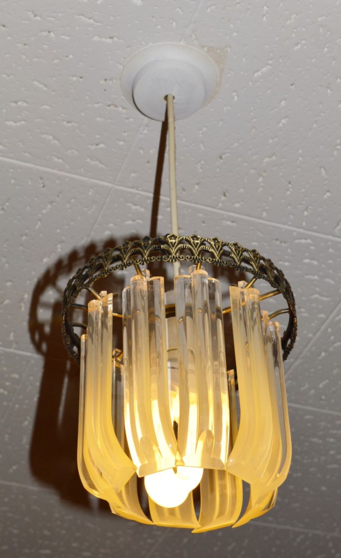 5 x Decorative Ceiling Light Pendants - CL078 - Great Condition - Location: Poulton Le Fylde, - Image 2 of 5