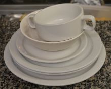 158 x Various Pieces of Crockery Including Tea Plates, Soup Bowls, Desert Bowls and Dinner