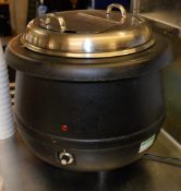 1 x Soup Kettle With Lid and Variable Heat Dial - 240v Plug - CL078 - Location: Poulton Le Fylde,