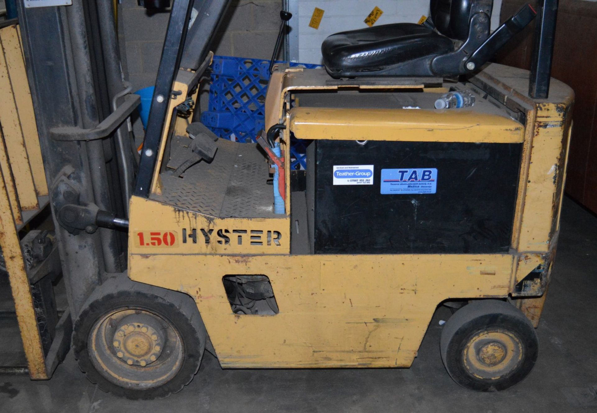 1 x Hyster 1.50 Electric Counter Balance Forklift Truck - 1200kg Lift Capacity - With Charger - Good - Image 2 of 15
