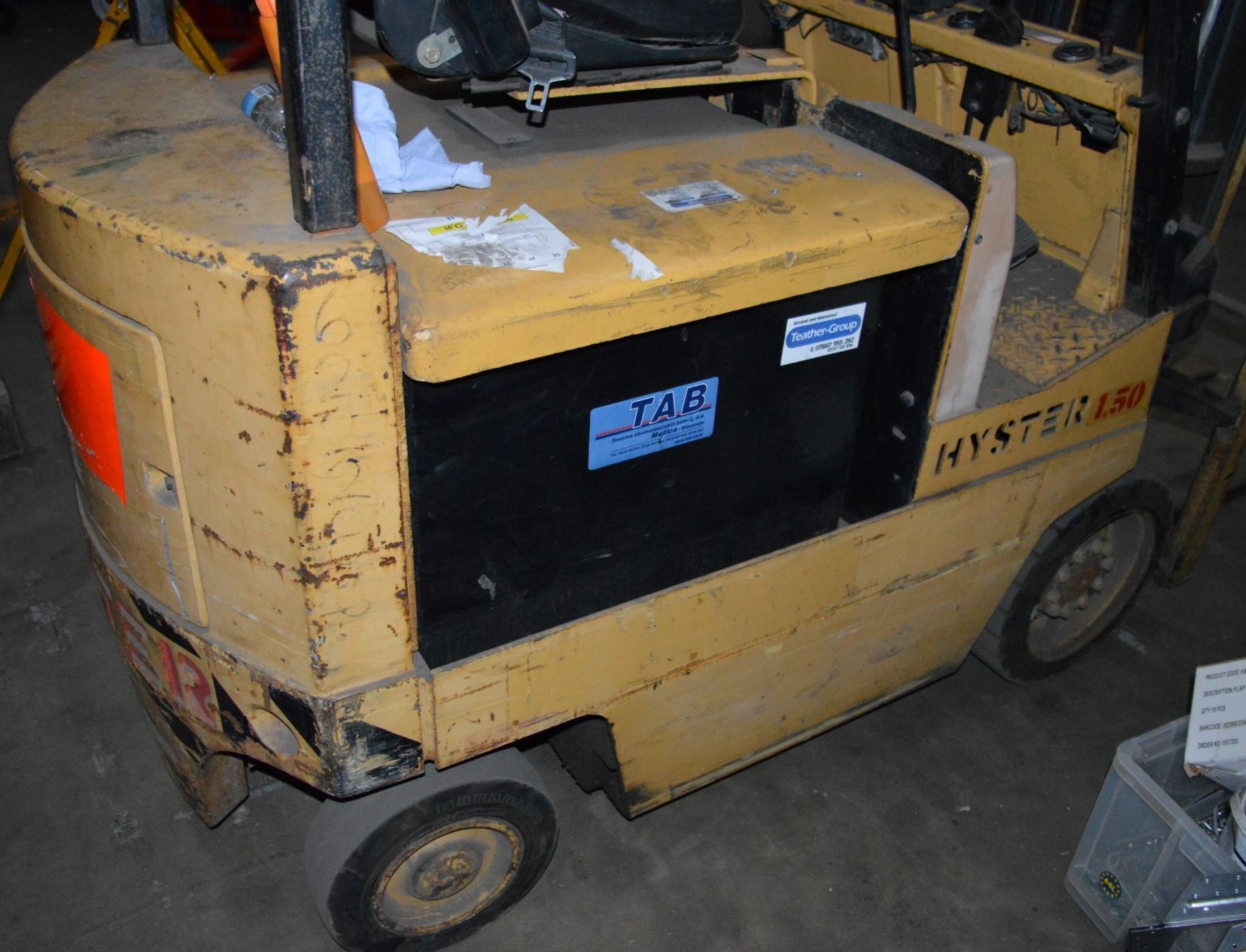1 x Hyster 1.50 Electric Counter Balance Forklift Truck - 1200kg Lift Capacity - With Charger - Good - Image 12 of 15