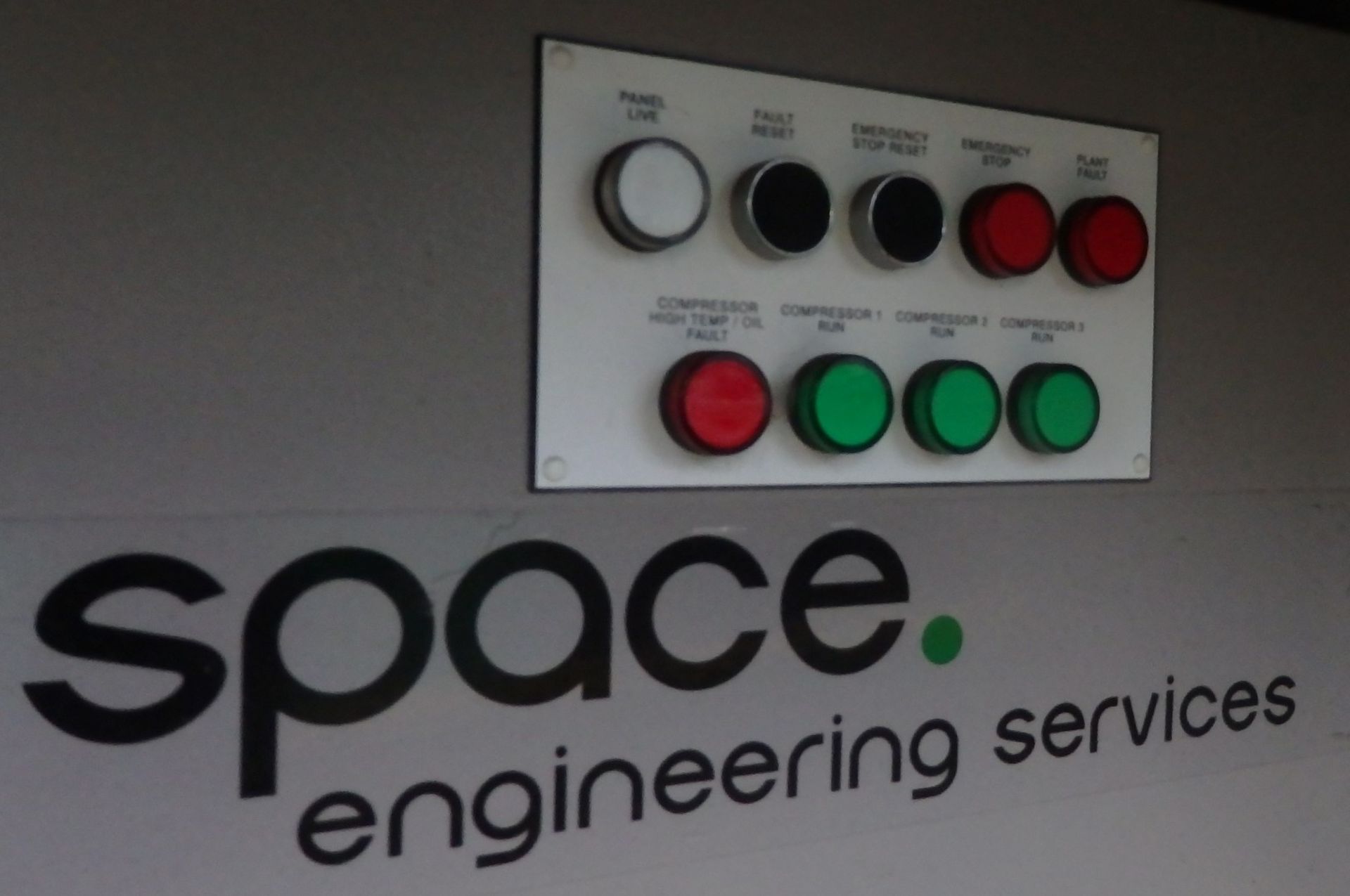 1 x Space Engineering 3 Door Refridgeration Compressor Unit With Control Panel, Three Dorin Semi- - Image 2 of 10