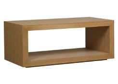 1 x Mark Webster Scandia Coffee Table - Finished in Oak Solids and Veneers - Crown Cut Laquered
