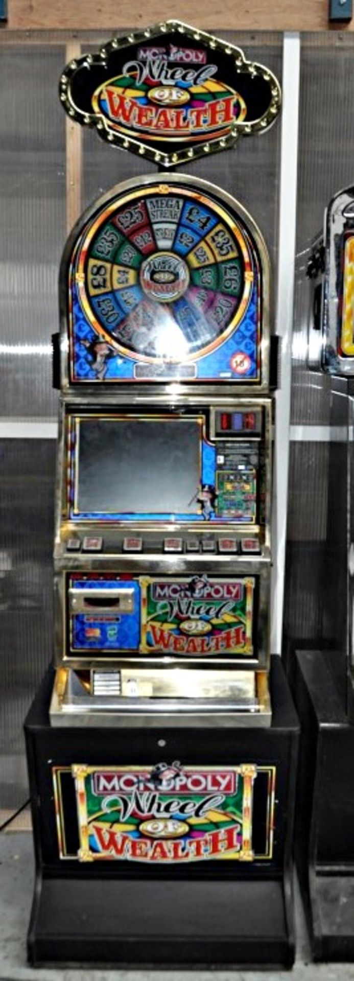 1 x "MONOPOLY: Wheel Of Wealth" Digital Arcade Fruit Machine - Manufacturer: Mozuma Games (2007) - - Image 3 of 3
