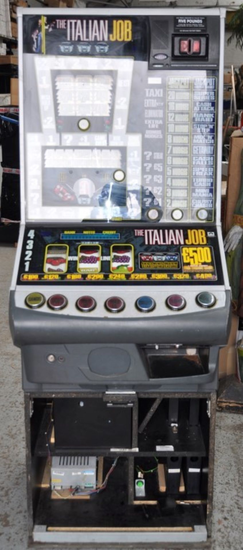 1 x "THE ITALIAN JOB" Arcade Fruit Machine - RARE - Officially Licensed Product - Manufacturer: - Image 2 of 3