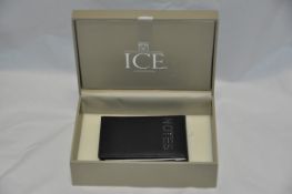 35 x Genuine Fine Leather Note Books With Swarovski Elements By ICE London - EGW-6011-BK - Fits