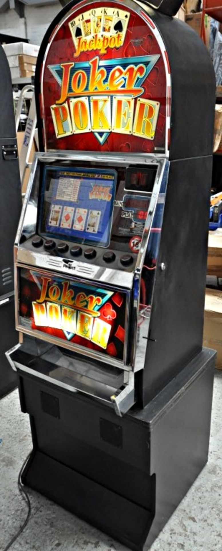 1 x "JACKPOT JOKER POKER" Arcade Fruit Machine - Manufacturer: Project - Pre-Owned In Good Working