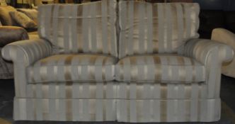 1 x 3 Seater & 2 Seater Luxury Sofa Set by Duresta – Comes in a Lewis Stripe – Fantastic Quality