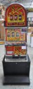 1 x "RED HOT X" Arcade Fruit Machine - Manufacturer: Mazooma (2002) - Pre-Owned In Good Working