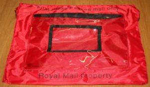 50 x Royal Mail Posting Bags - 35 x 37 cms - Red Postage Bags with Zippers. Ideal For Businesses,