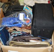 Approx 14 x Assorted Branded & Designer Handbags - Includes 1 x Trolley Suitcase - See Pictures