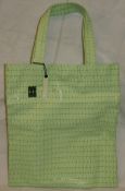 36 x Miso Summer Shopper Bags - Pistachio Colour - Size 35x25 cms - Hardwearing With Internal Lining