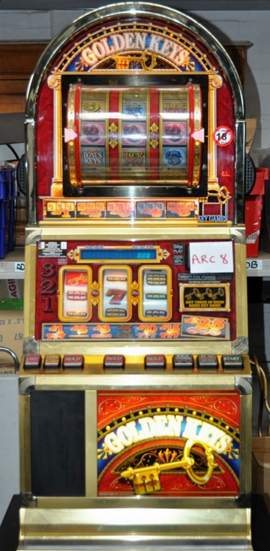 1 x "GOLDEN KEYS" Arcade Fruit Machine - Manufacturer: Barcrest - Pre-Owned In Good Working - Image 3 of 3