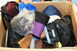 1 x Box Of Bags, Wallets and Assorted Bric-A-Brac - Approx 36 Items - See Pictures For More