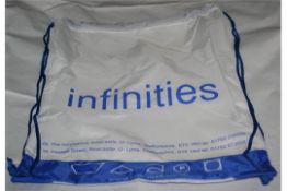 1,200 x Infinities Customer Shopper Bags With Drawstrings
