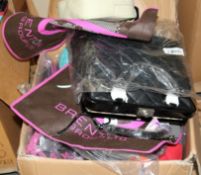 1 x Box Of 70+ Items - Includes 10 x Assorted Branded & Designer Handbags, Plus 60 x Shopping Bags -