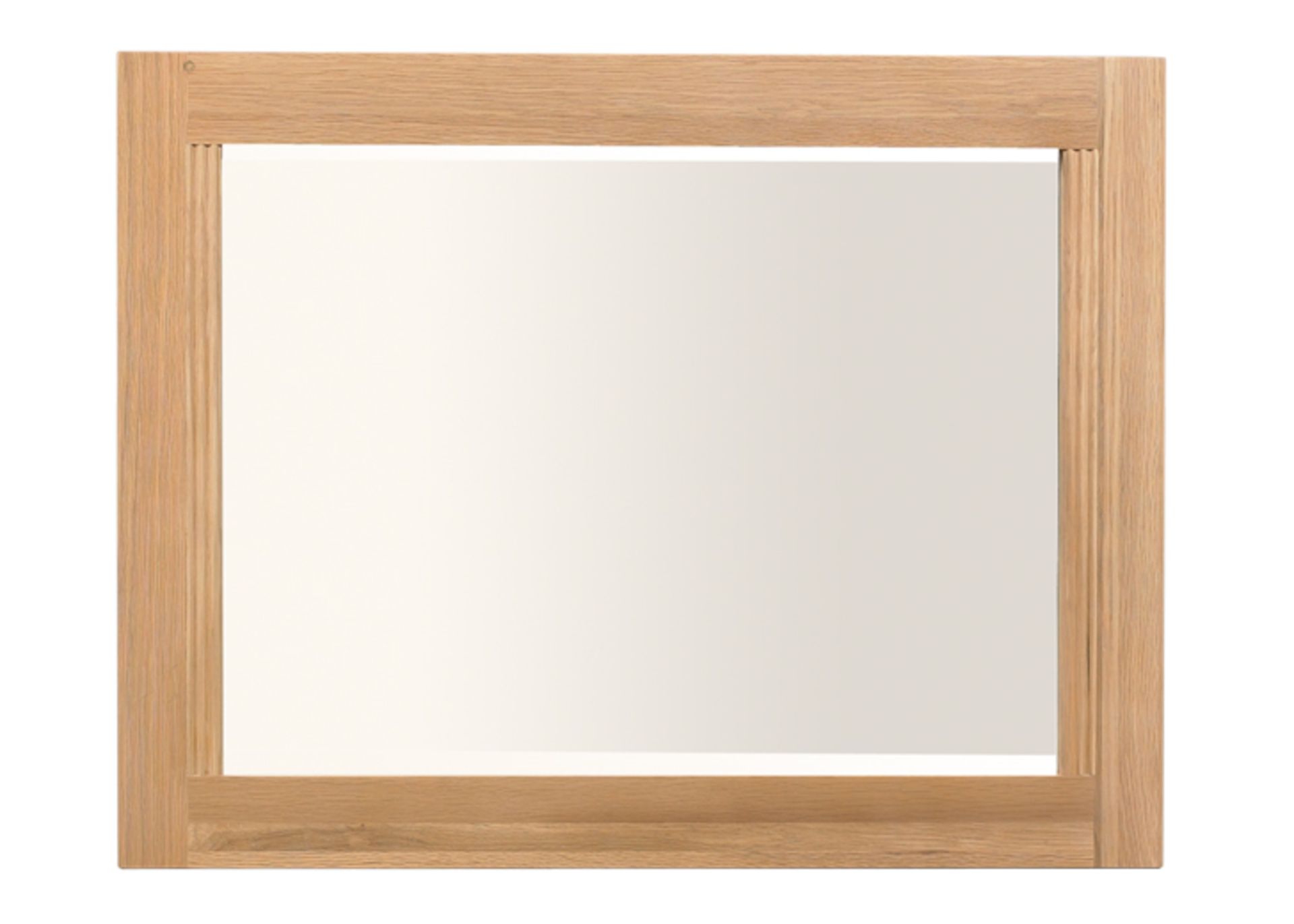 1 x Mark Webster Buckingham Wall Mirror - White Wash Oak With a Timeless Design - Full of - Image 2 of 3